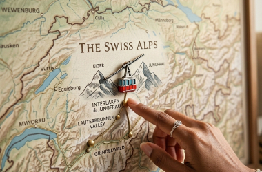 Swiss Alps Map